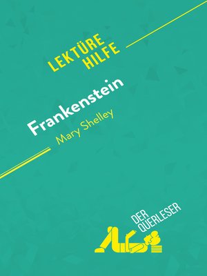 cover image of Frankenstein von Mary Shelley (Lektürehilfe)